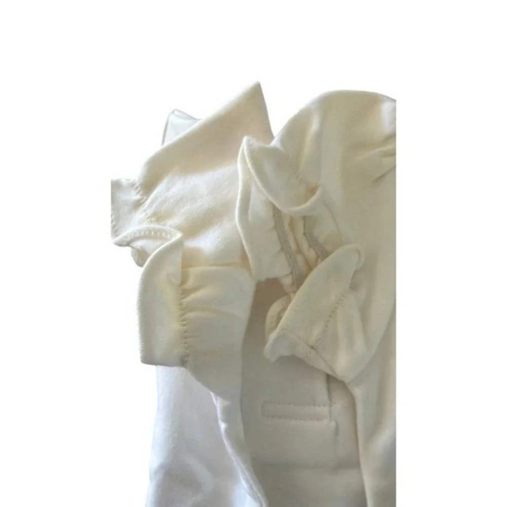 NWT 3 Month Agabang White bodysuit w Pink Overalls‎ READ before purchasing.